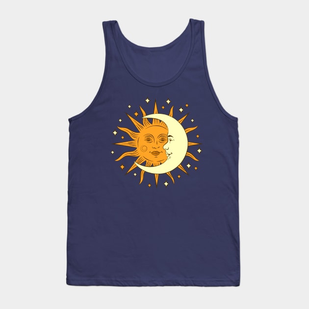 Sun Moon Unity Tank Top by machmigo